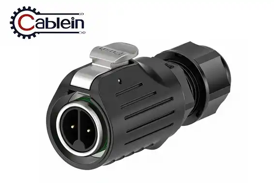 LP16 2-Pin Metal-Plastic Waterproof Solder Connector